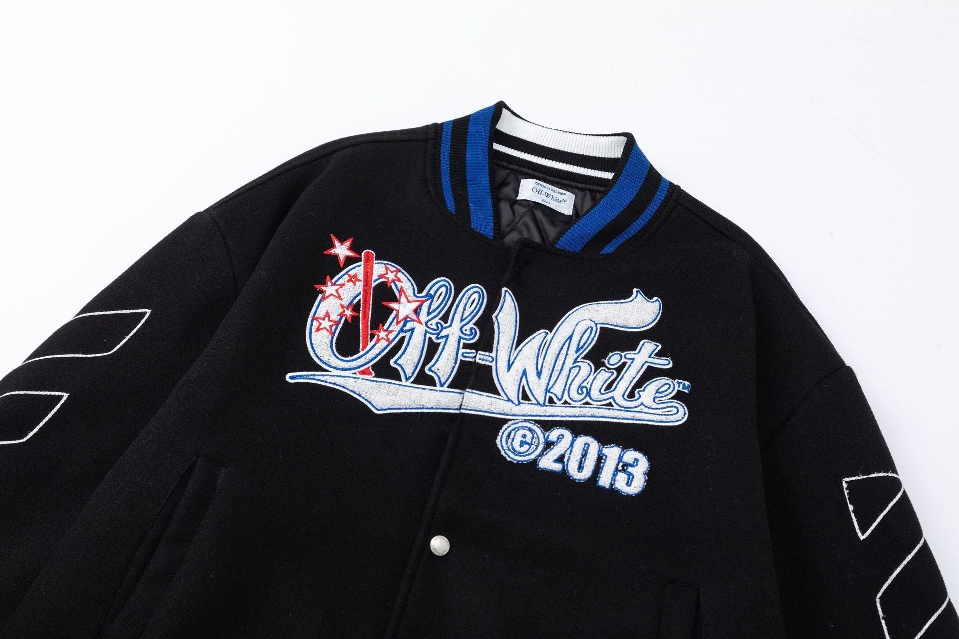 OFF WHITE Logo-Embroidered Jacket